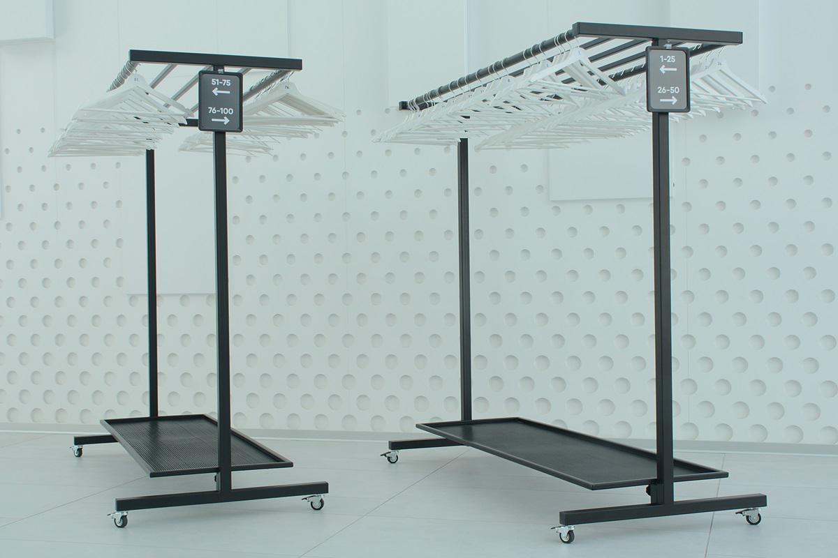 Vállfás ruhaállványok - Praktikus és professzionális ruhatári megoldás